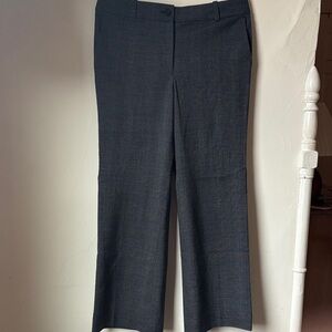 Ann Taylor Black and Gray Plaid Pants